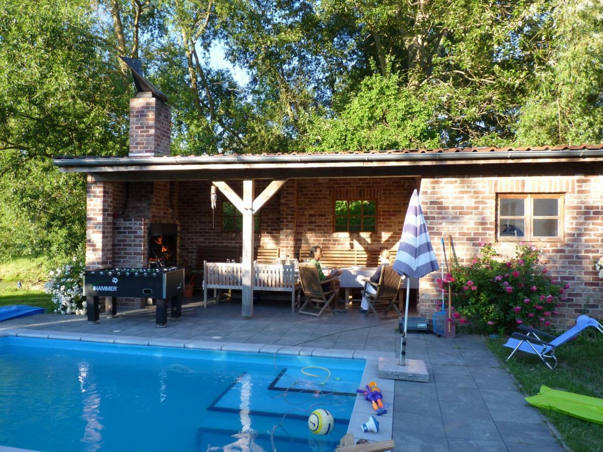 Traumhaftes Luxus-Ferienhaus Warnkenhagen  Eksteriør bilde